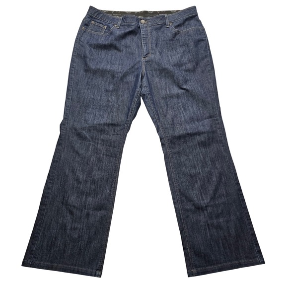 Denim - Merona Bootcut Jeans Dark Wash Stretch Classic Mid Rise Women 20W